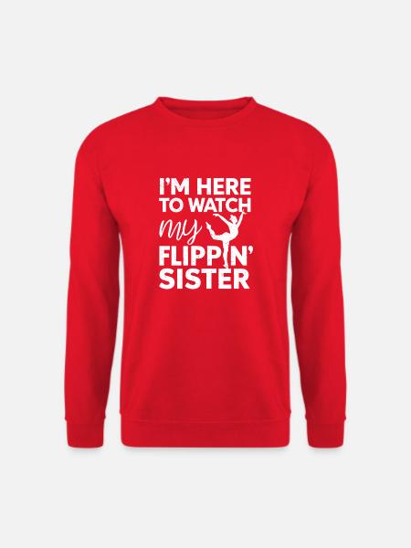 Proud Spectator – Sister - Unisex Sweatshirt - red