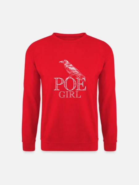 Literarischer Gothic-Stil - Unisex Pullover - Rot