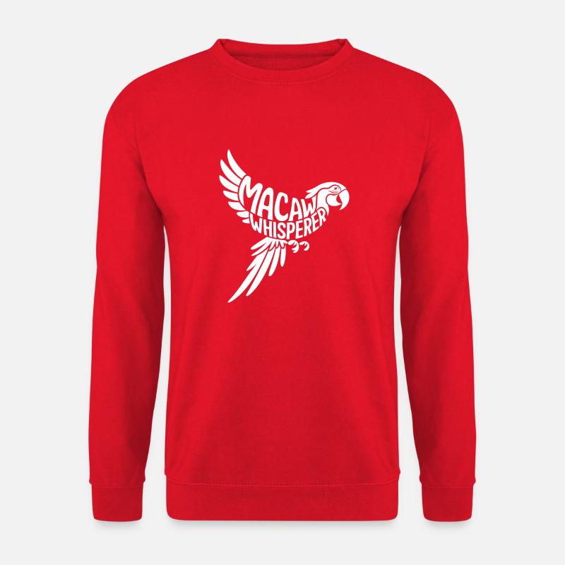 Parrot Lover Design - Unisex Sweatshirt - red