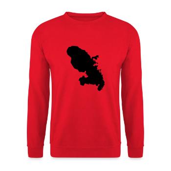 Martinique - Sweat-shirt Unisexe - rouge - Devant - Alina (178cm) & Michal (187cm)