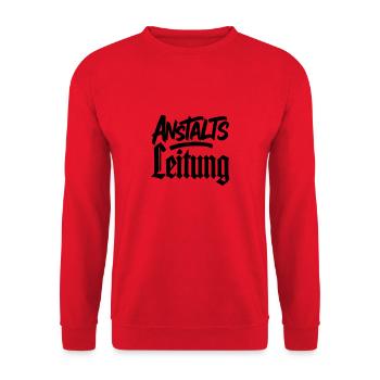 Prison Management Funny Sayings Circus - Unisex Sweatshirt - red - Front - Alina (178cm) & Michal (187cm)