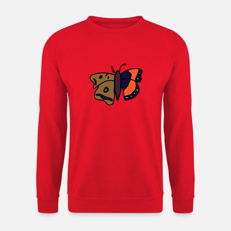Dämmerung Schmetterling - Unisex Pullover - Rot