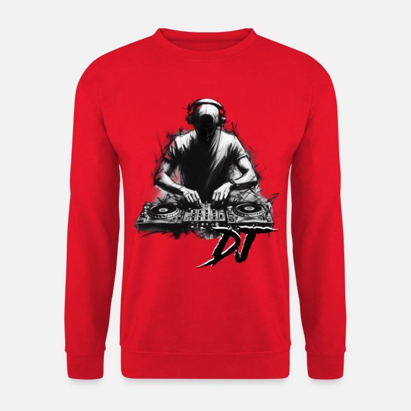DJ - Unisex Pullover - Rot