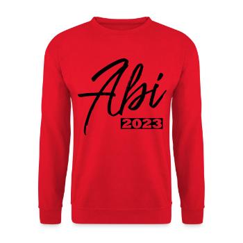 ABI 2023 - Unisex Pullover - Rot - Vorne - Alina (178cm) & Michal (187cm)