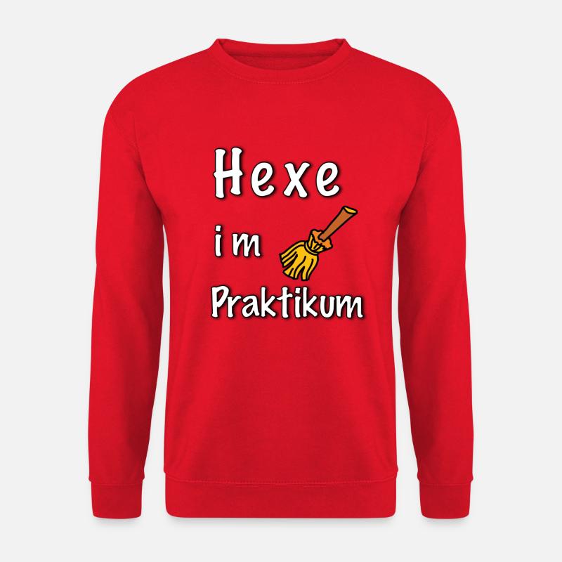 Hexe im Praktikum - Unisex Pullover - Rot