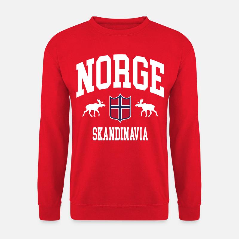 Norway - Unisex Sweatshirt - red