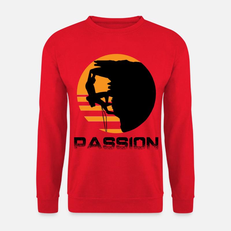 Climbing - Unisex Sweatshirt - red