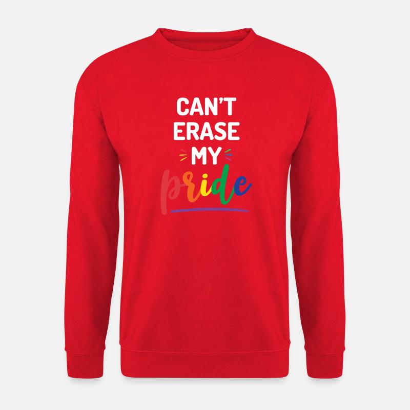 Can’t Erase My Pride - Unisex Sweatshirt - red