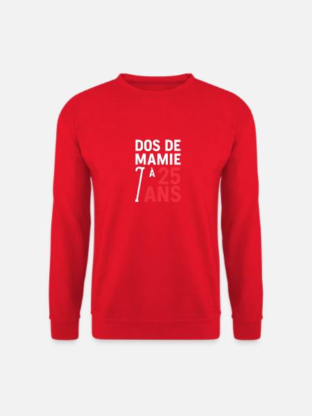 Mit 25 Jahren ist Oma wieder da - Unisex Pullover - Rot