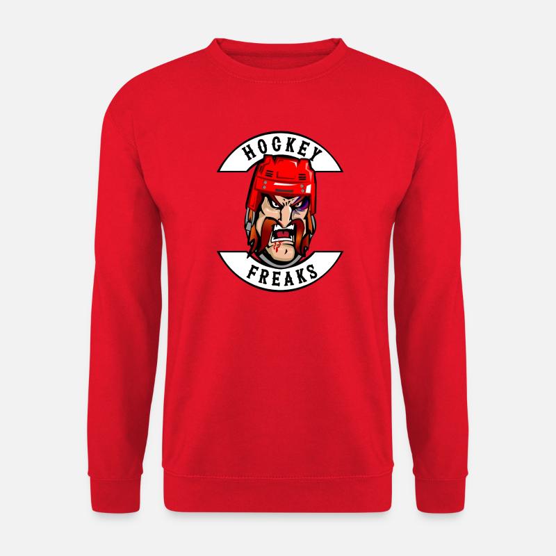 Hockey-Freaks - Unisex Pullover - Rot
