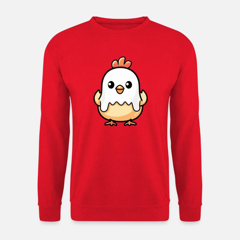 Huhn Halloween Geist - Unisex Pullover - Rot