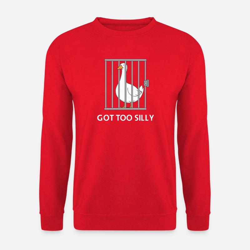 Goose – Got Too Silly - Unisex Sweatshirt - red