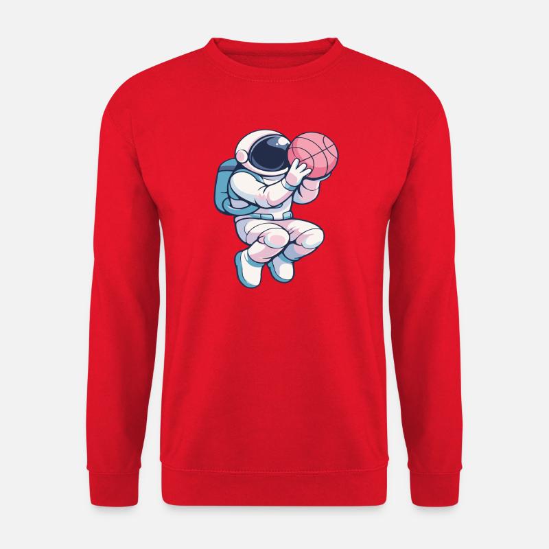 Astro Hoops: Lunar Dunk - Unisex Pullover - Rot