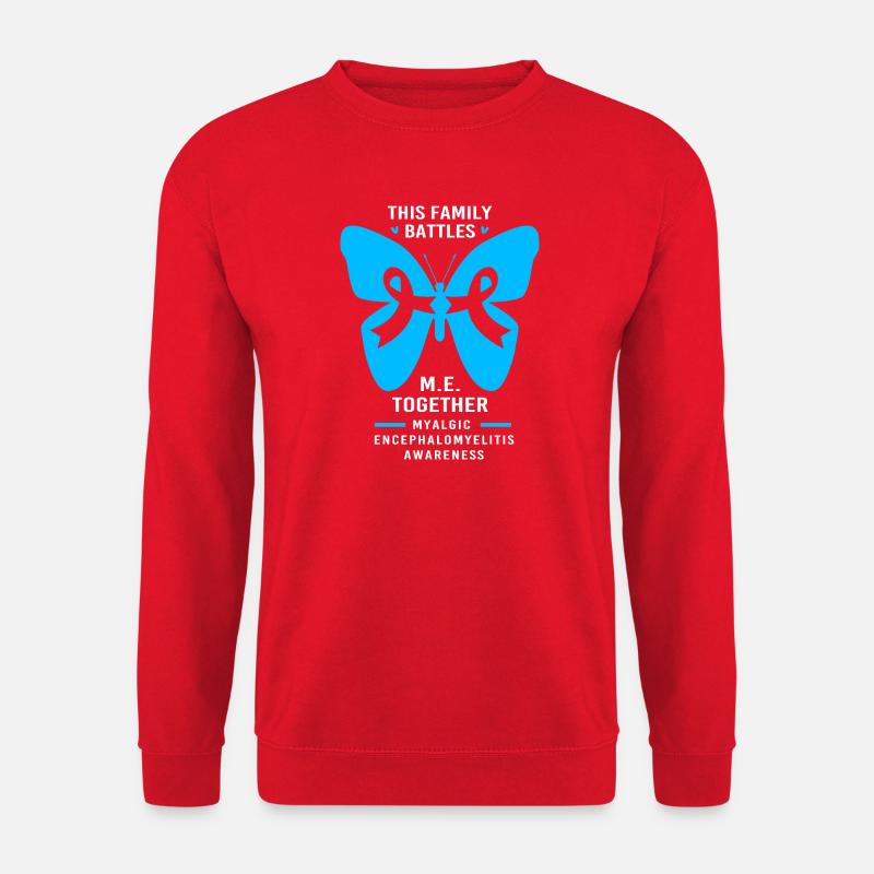 ME CFS - Unisex Sweatshirt - red