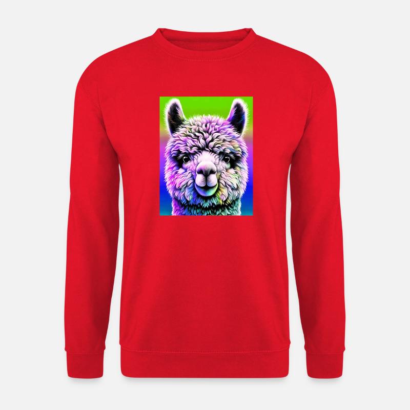 Alpaka - Unisex Pullover - Rot
