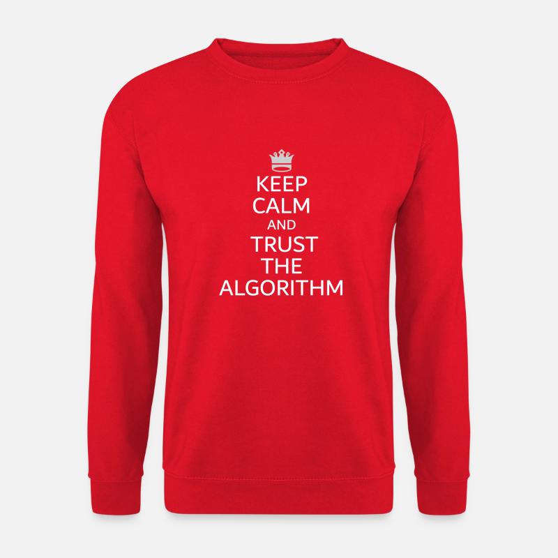 AI Keep Calm - Unisex Sweatshirt - red
