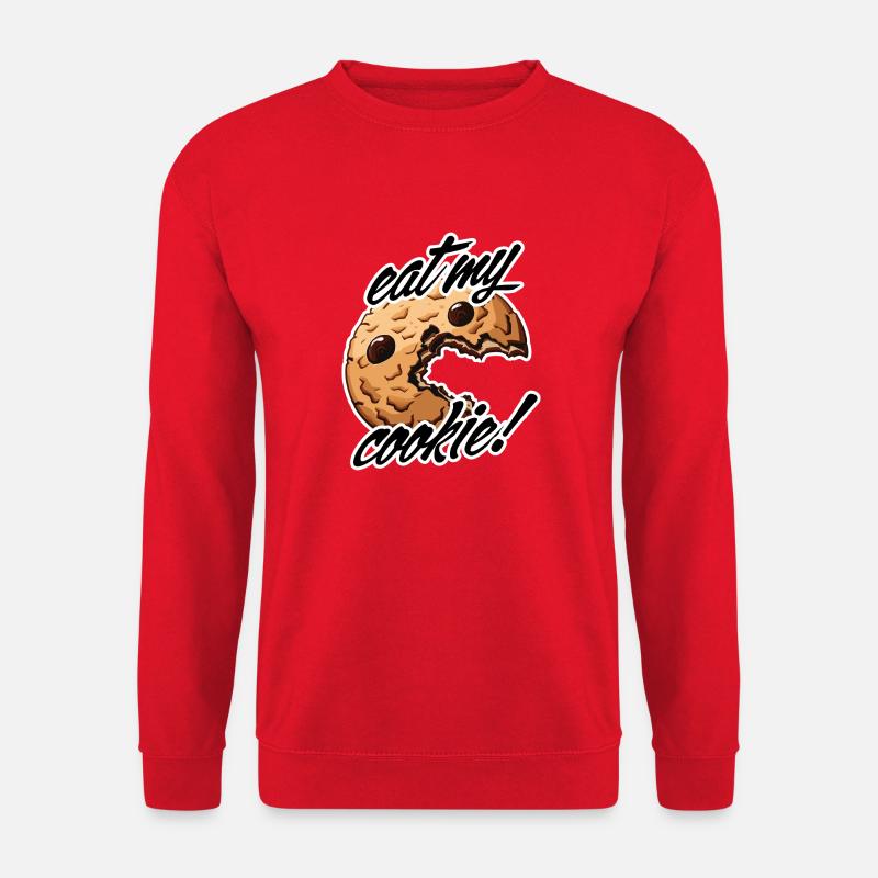 eat my cookie - Unisex Pullover - Rot