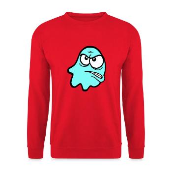 Knurri in turquoise - Unisex Sweatshirt - red - Front - Alina (178cm) & Michal (187cm)