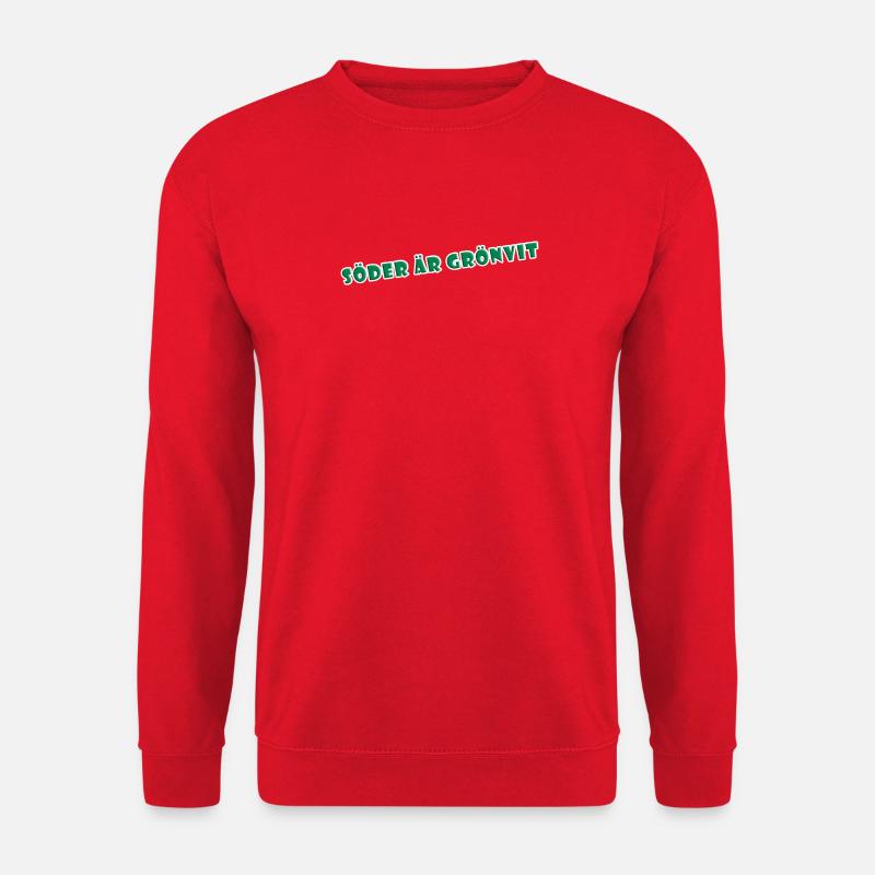 Le sud est vert-blanc - Sweat-shirt Unisexe - rouge
