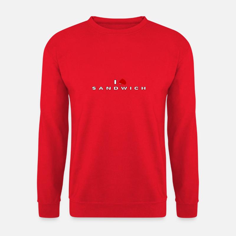 Ich hasse Sandwich - Unisex Pullover - Rot
