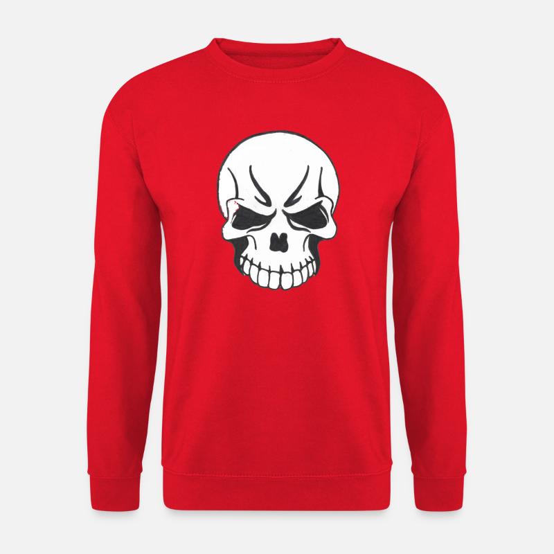 SKULL COMIC STYLE - Unisex Pullover - Rot
