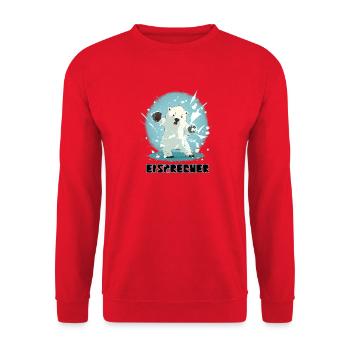 Eisbrecher - Unisex Pullover - Rot - Vorne - Alina (178cm) & Michal (187cm)
