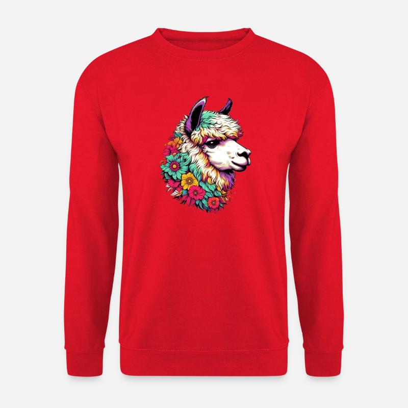 Alpaka - Unisex Pullover - Rot