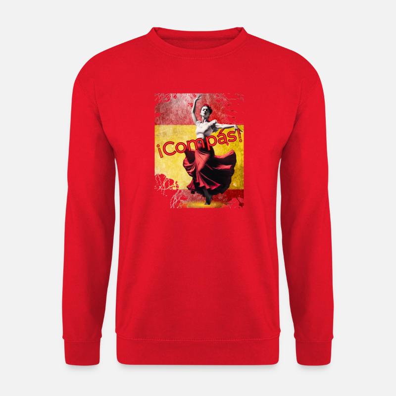 Flamenco Dancer Compás - Unisex Sweatshirt - red