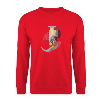 Jazz - Unisex Pullover - Rot - Vorne - Alina (178cm) & Michal (187cm)