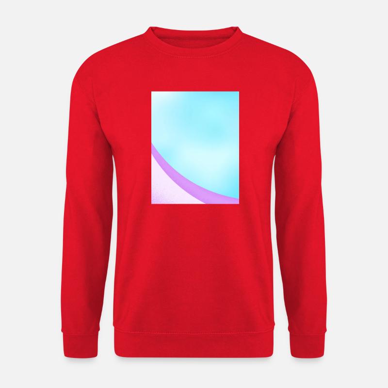 Abstraktes Pastell-Verlaufsdesign - Unisex Pullover - Rot