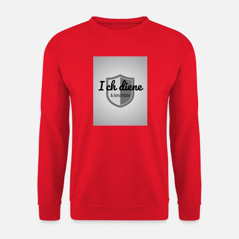 Ich_diene_20250916_182247_0000 - Unisex Pullover - Rot