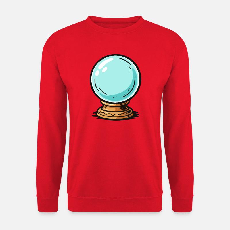 Kristallkugel  - Unisex Pullover - Rot