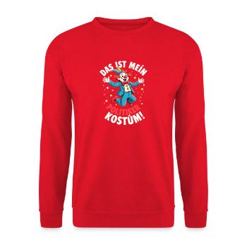 Carnaval costumé Politicien Carnaval - Sweat-shirt Unisexe - rouge - Devant - Alina (178cm) & Michal (187cm)