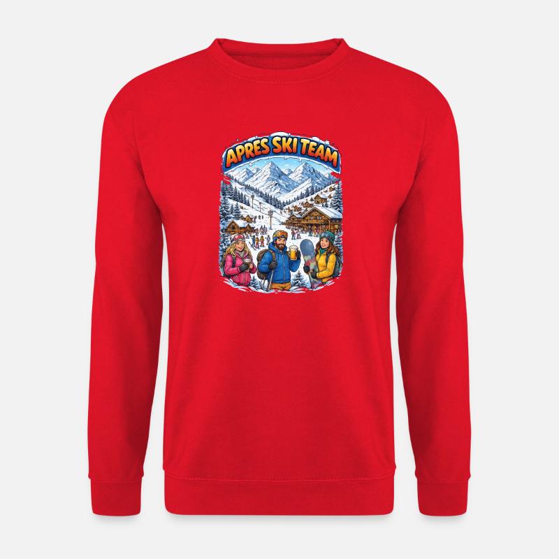 Après Ski Team Bergidyll - Unisex Pullover - Rot