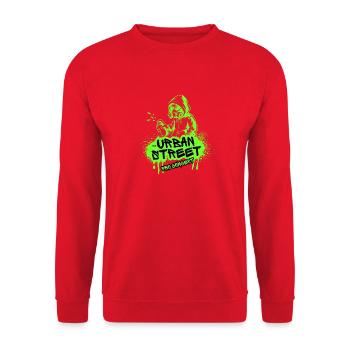 Urban Street Pro Concept Neon - Unisex Sweatshirt - red - Front - Alina (178cm) & Michal (187cm)