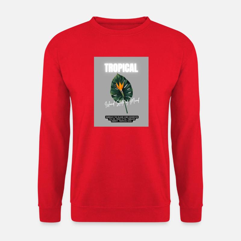 Tropischer Inselstaat - Unisex Pullover - Rot