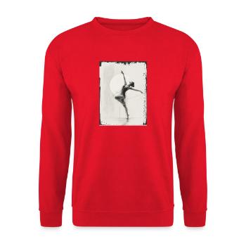 Dancer Tänzerin - Unisex Sweatshirt - red - Front - Alina (178cm) & Michal (187cm)