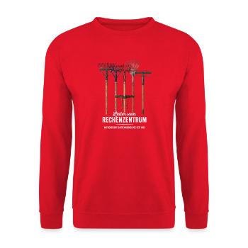 Rechenzentrum Gärtner Garten Gartenarbeit - Unisex Pullover - Rot - Vorne - Alina (178cm) & Michal (187cm)