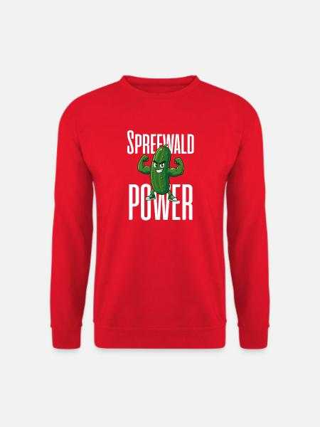 Spreewald Power Gurke - Unisex Pullover - Rot