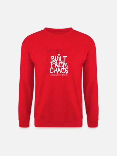 Built From Chaos Graffiti Shirt - Unisex Pullover - Rot