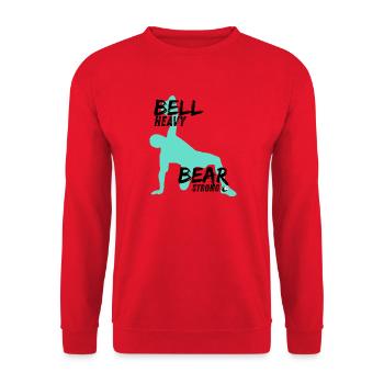 Türkis Turkish Getup Silhouette - Unisex Pullover - Rot - Vorne - Alina (178cm) & Michal (187cm)