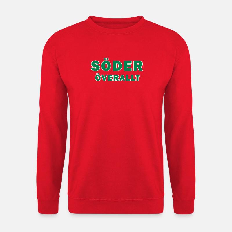 South Everywhere Text Graphics - Unisex Sweatshirt - red