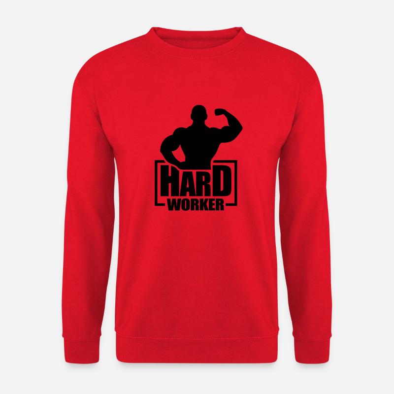 hard_worker_f1 - Unisex Pullover - Rot