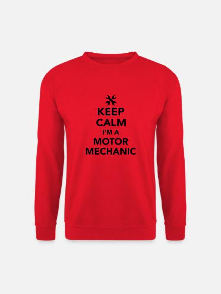 Motor mechanic - Sweat-shirt Unisexe - rouge