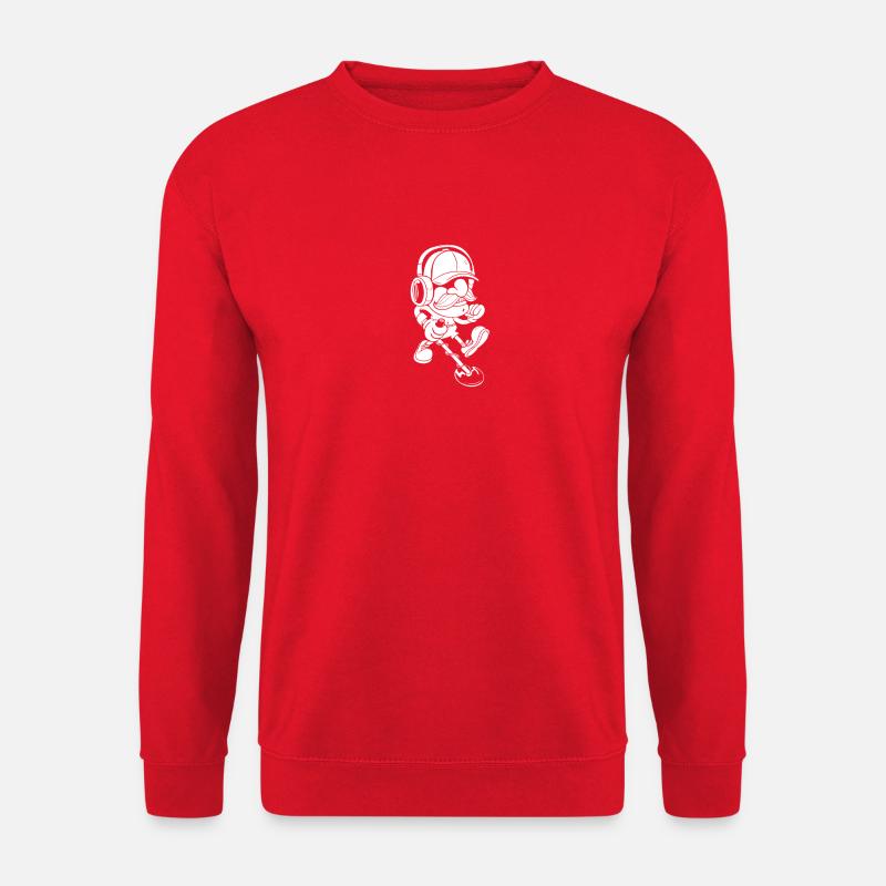 Metalldetektor Shirt Schatzsuche - Unisex Pullover - Rot