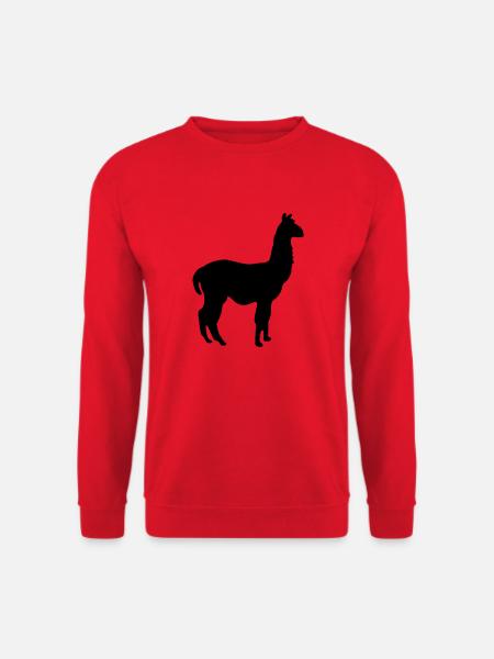 lama - Unisex Pullover - Rot