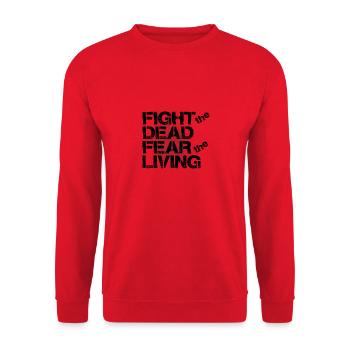 Combattez les morts - Sweat-shirt Unisexe - rouge - Devant - Alina (178cm) & Michal (187cm)