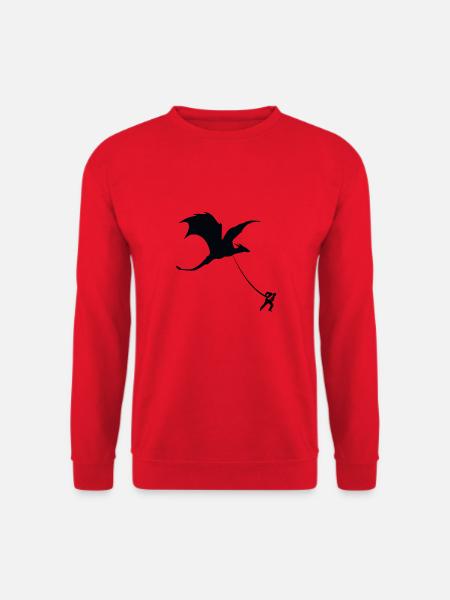 Messieurs domestique kite femme humour belle-mère - Sweat-shirt Unisexe - rouge