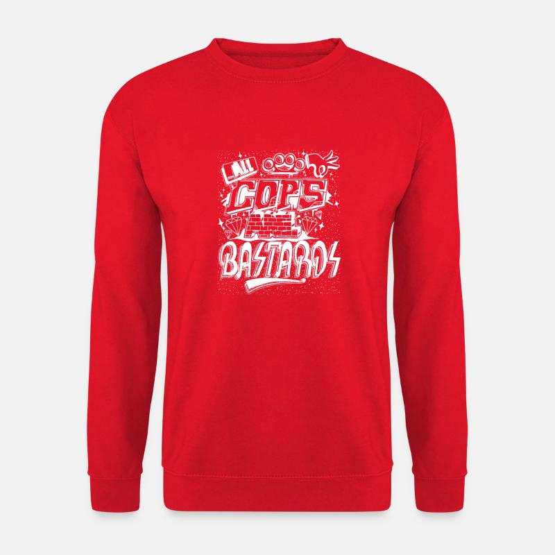 All Cops Are Bastards - Unisex Sweatshirt - red