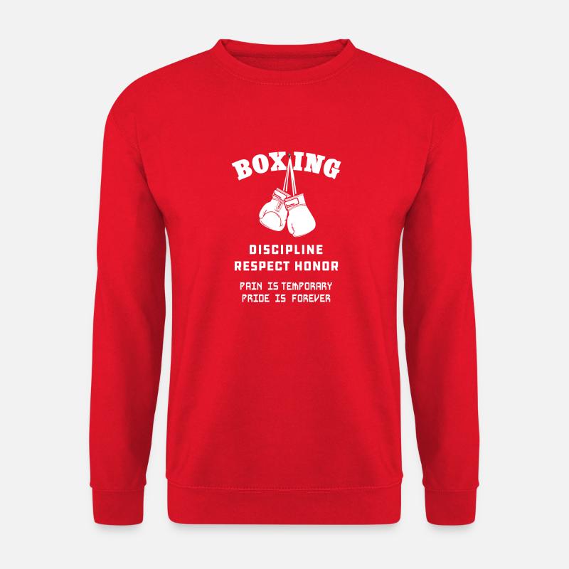 Boxing, Boxer - Unisex Sweatshirt - red